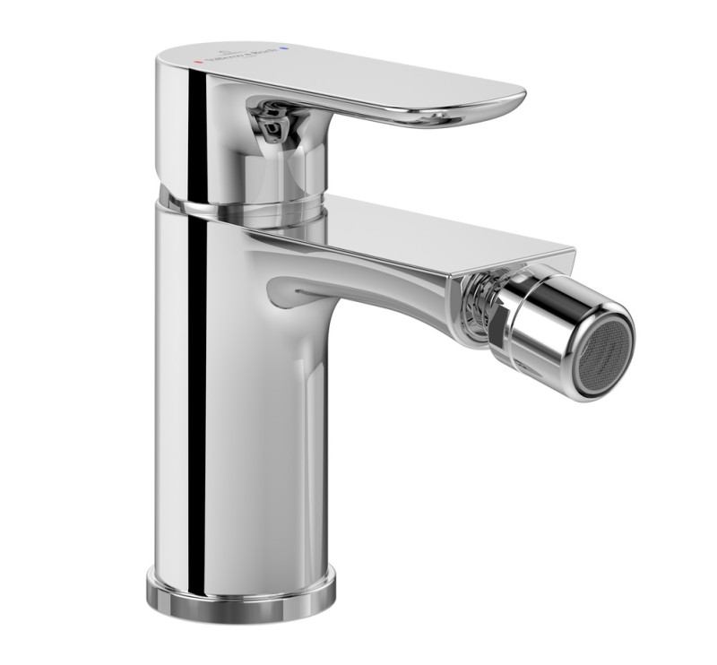 Villeroy&Boch O.Novo bateria bidetowa z korkiem automatycznym chrom połysk TVB10420111061