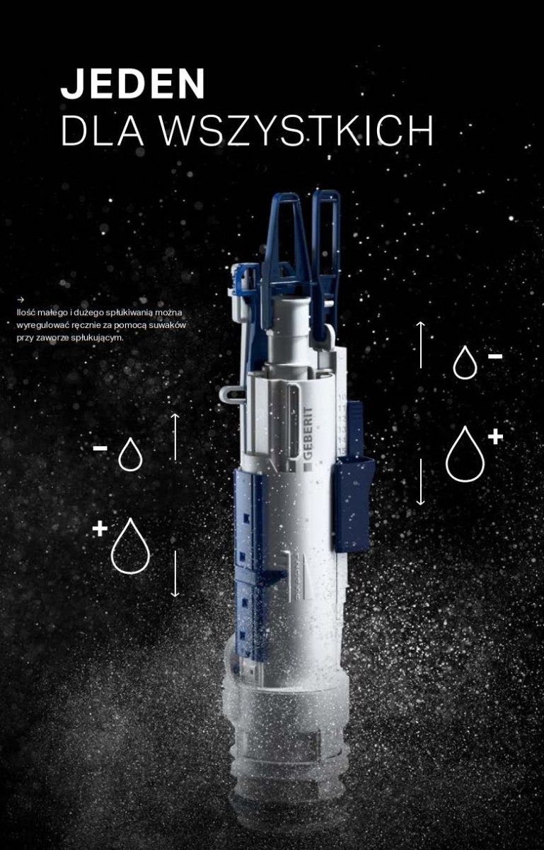 Geberit DuofixBasic H112 UP100 stelaż do WC DELTA + wsporniki 111.170.00.2