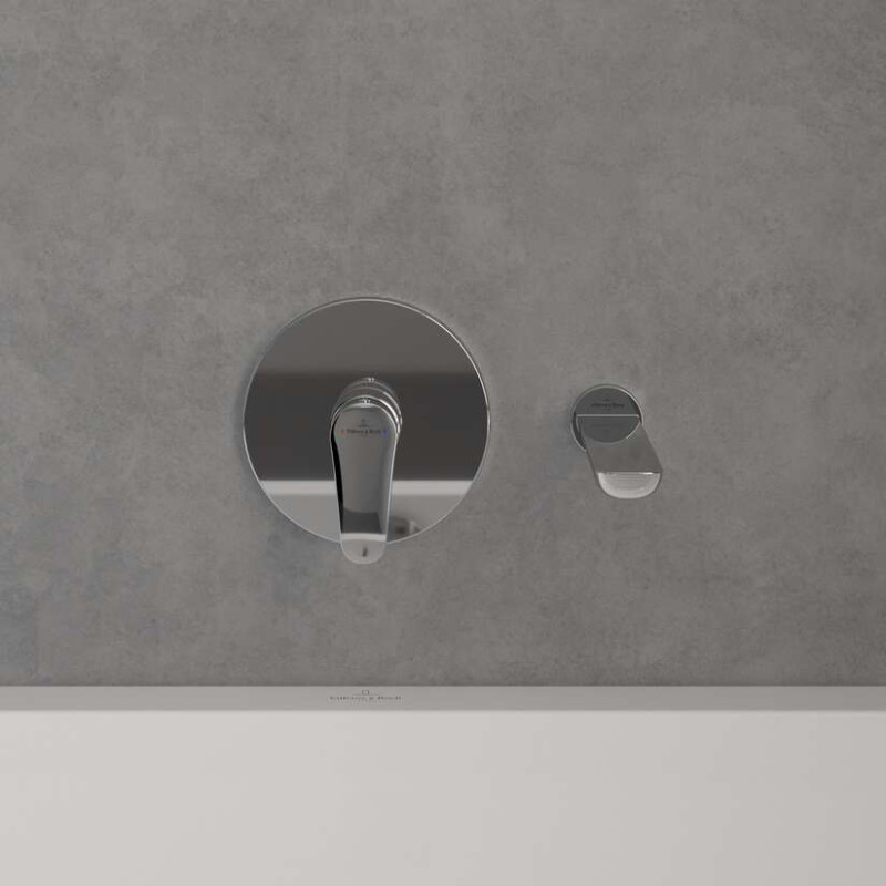 Villeroy&Boch O.Novo wylewka wannowa ścienna chrom połysk TVT10450500061