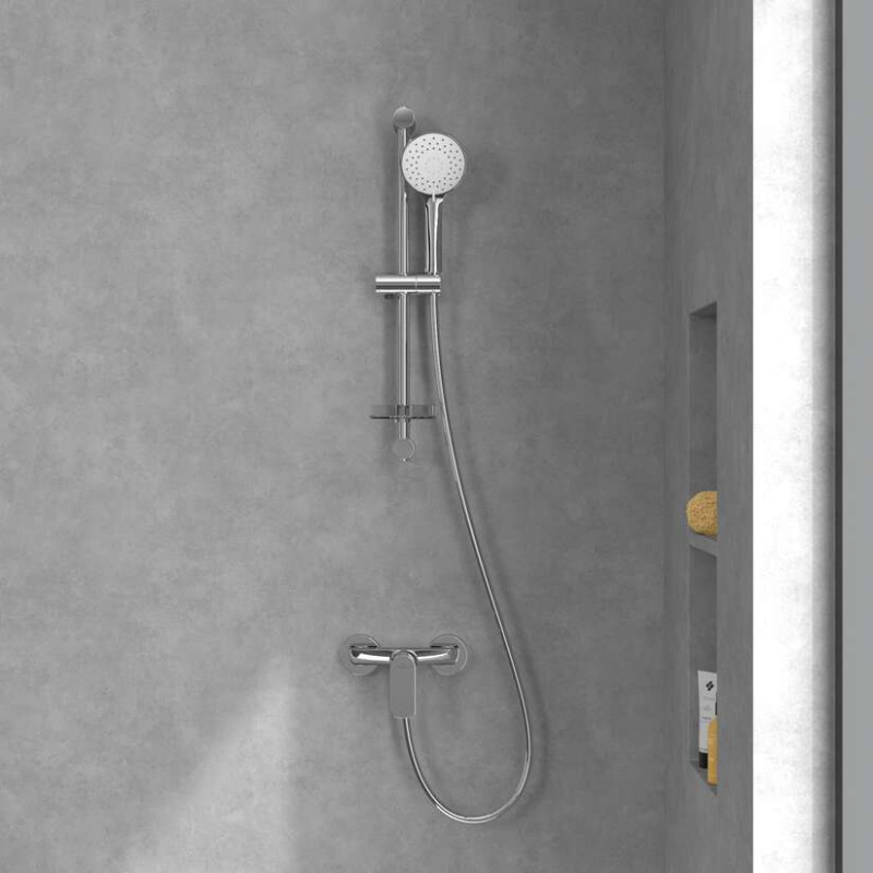 Villeroy&Boch O.Novo bateria prysznicowa ścienna chrom połysk TVS10400100061