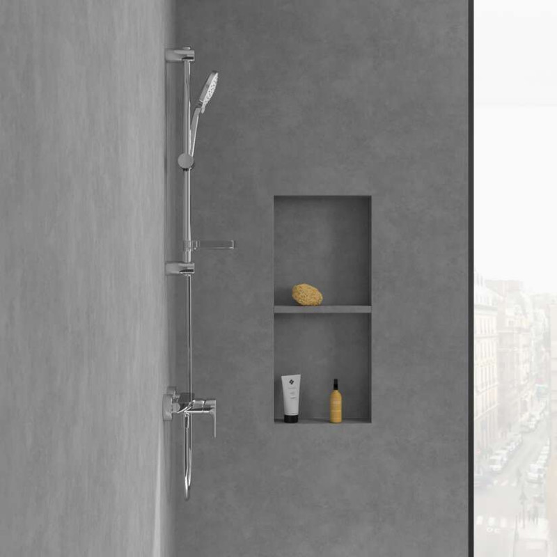 Villeroy&Boch O.Novo bateria prysznicowa ścienna chrom połysk TVS10400100061