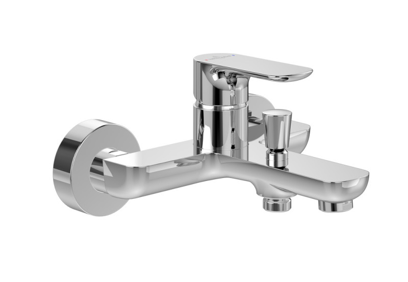 Villeroy&Boch O.Novo bateria wannowa ścienna chrom połysk TVT10400100061