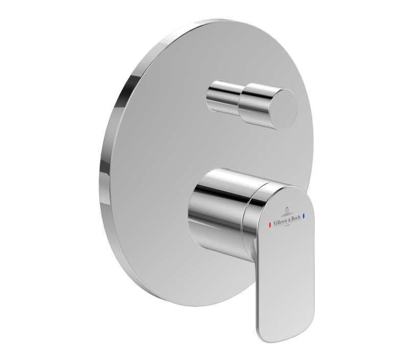 Villeroy&Boch O.Novo bateria wannowo-prysznicowa podtynkowa chrom połysk TVS10435300061