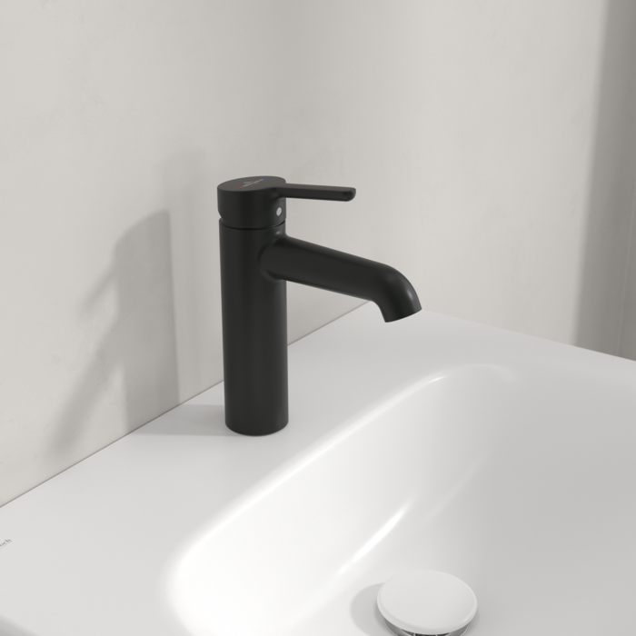 Villeroy&Boch Skyla bateria umywalkowa bez korka czarny mat TVW116004000K5