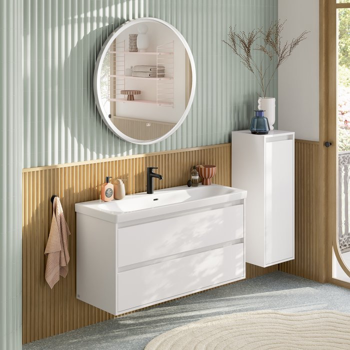 Villeroy&Boch Skyla bateria umywalkowa bez korka czarny mat TVW116004000K5