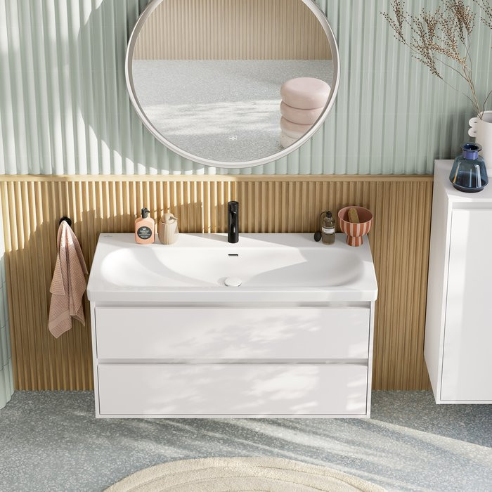 Villeroy&Boch Skyla bateria umywalkowa bez korka czarny mat TVW116004000K5