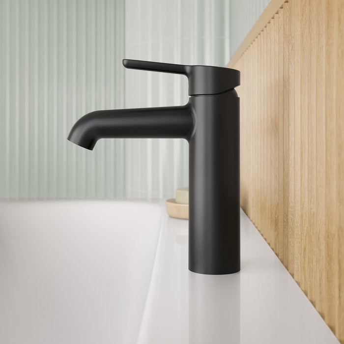 Villeroy&Boch Skyla bateria umywalkowa bez korka czarny mat TVW116004000K5