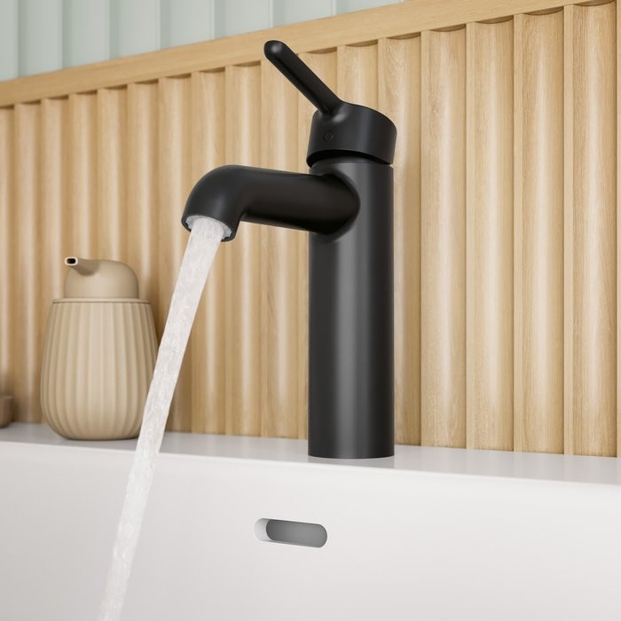 Villeroy&Boch Skyla bateria umywalkowa bez korka czarny mat TVW116004000K5