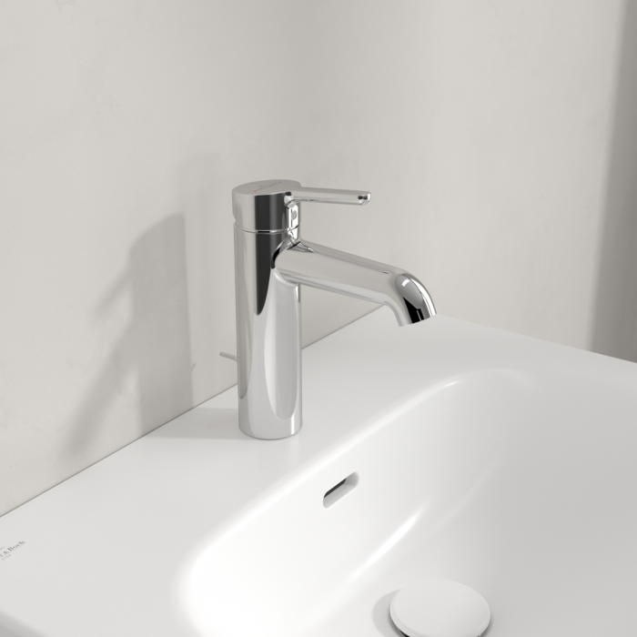 Villeroy&Boch Skyla bateria umywalkowa z korkiem automatycznym chrom połysk TVW11600500061