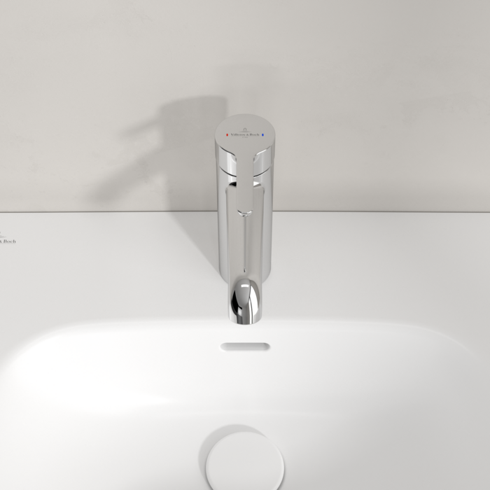 Villeroy&Boch Skyla bateria umywalkowa z korkiem automatycznym chrom połysk TVW11600500061