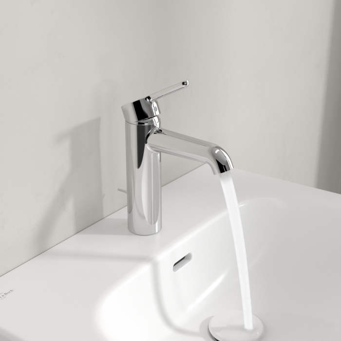 Villeroy&Boch Skyla bateria umywalkowa z korkiem automatycznym chrom połysk TVW11600500061