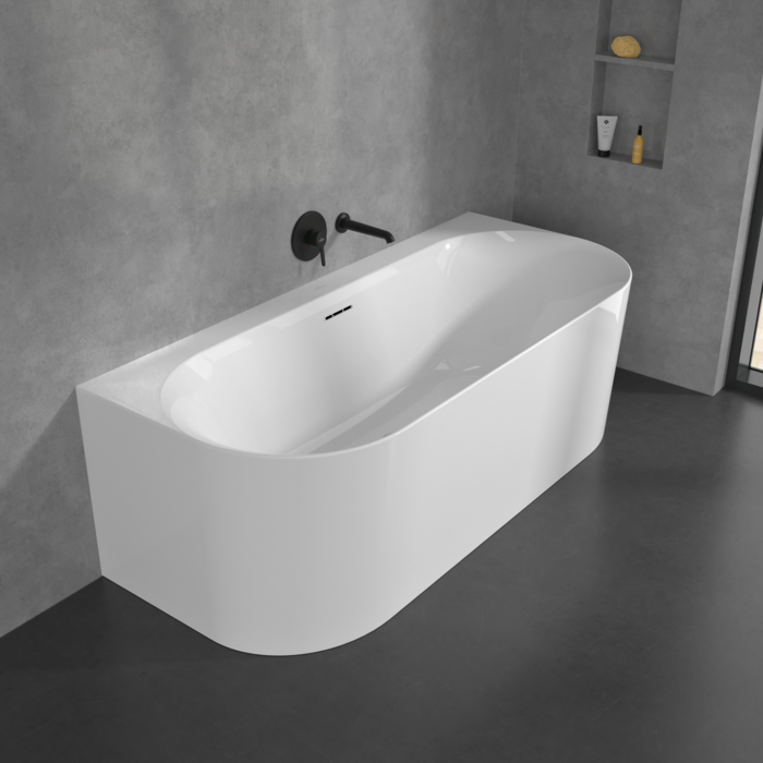 Villeroy&Boch Skyla wylewka wannowa czarny mat TVT116001000K5