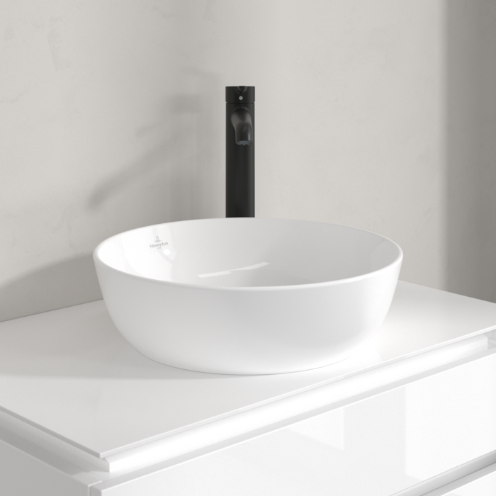 Villeroy&Boch Skyla bateria umywalkowa wysoka bez korka czarny mat TVW116003000K5