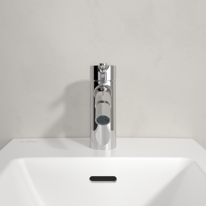 Villeroy&Boch Skyla bateria bidetowa z korkiem automatycznym chrom połysk TVB11600100061