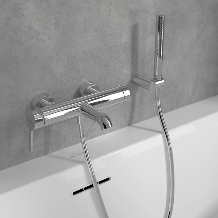 Villeroy&Boch Skyla bateria wannowa ścienna chrom połysk TVS11600300061