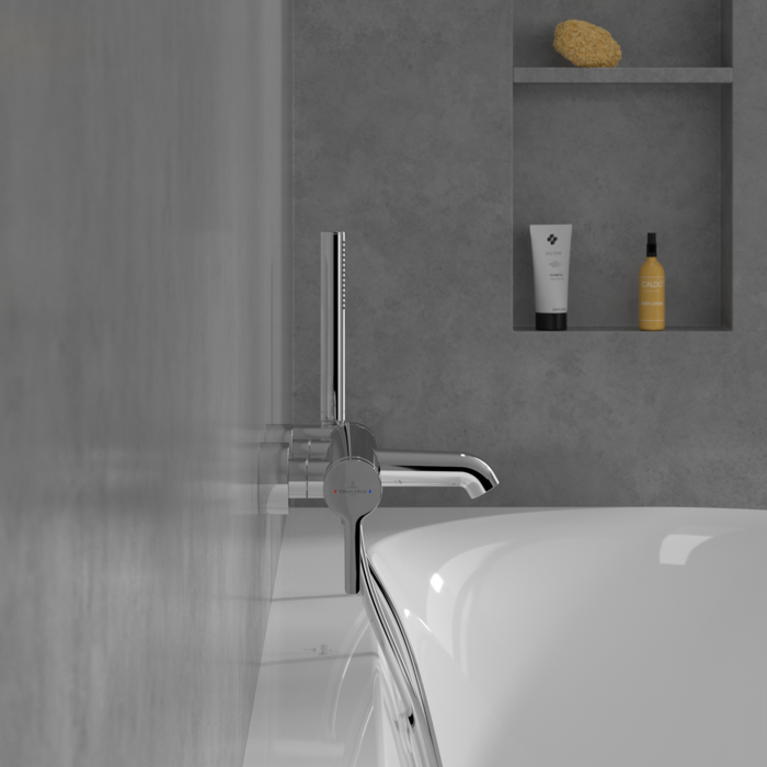 Villeroy&Boch Skyla bateria wannowa ścienna chrom połysk TVS11600300061