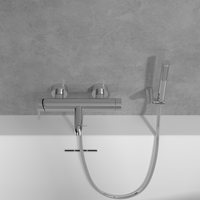 Villeroy&Boch Skyla bateria wannowa ścienna chrom połysk TVS11600300061