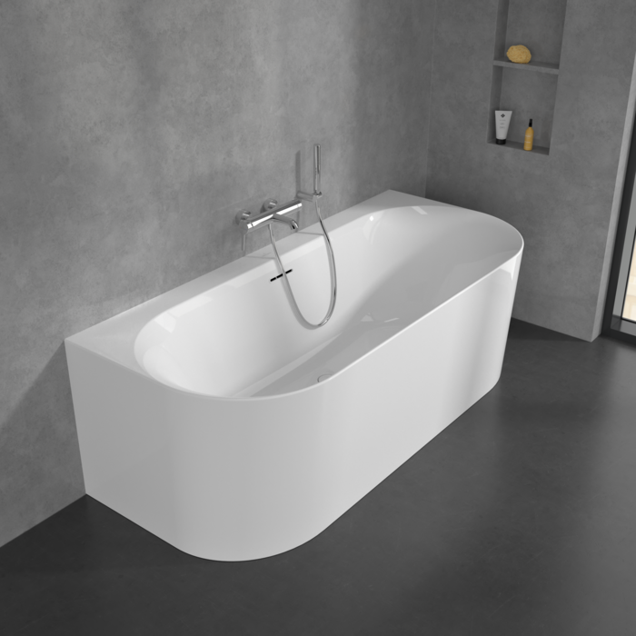 Villeroy&Boch Skyla bateria wannowa ścienna chrom połysk TVS11600300061