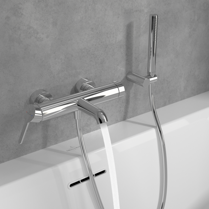 Villeroy&Boch Skyla bateria wannowa ścienna chrom połysk TVS11600300061