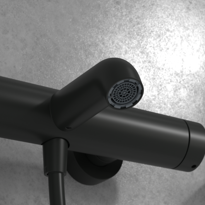 Villeroy&Boch Skyla bateria wannowa ścienna czarny mat TVS116003000K5