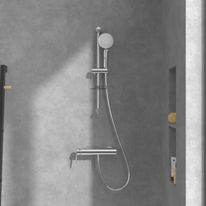 Villeroy&Boch Skyla bateria prysznicowa ścienna chrom połysk TVS11600400061