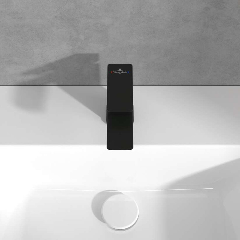 Villeroy&Boch Subway 3.0 bateria umywalkowa bez korka czarny matowy TVW112001001K5