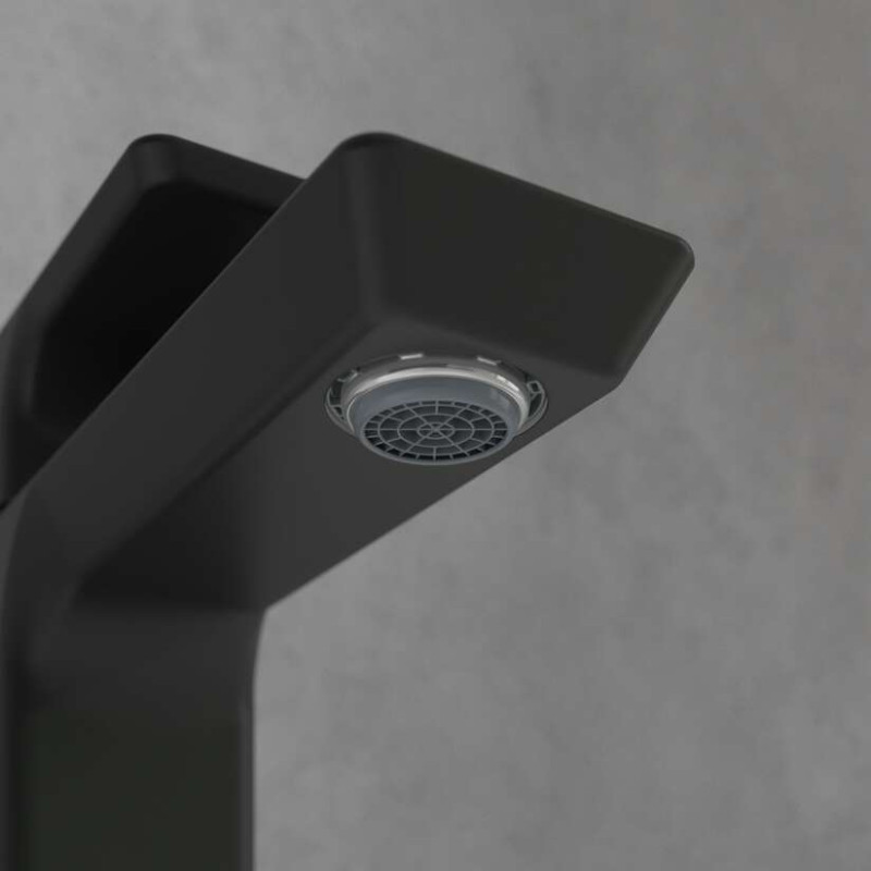 Villeroy&Boch Subway 3.0 bateria umywalkowa bez korka czarny matowy TVW112001001K5