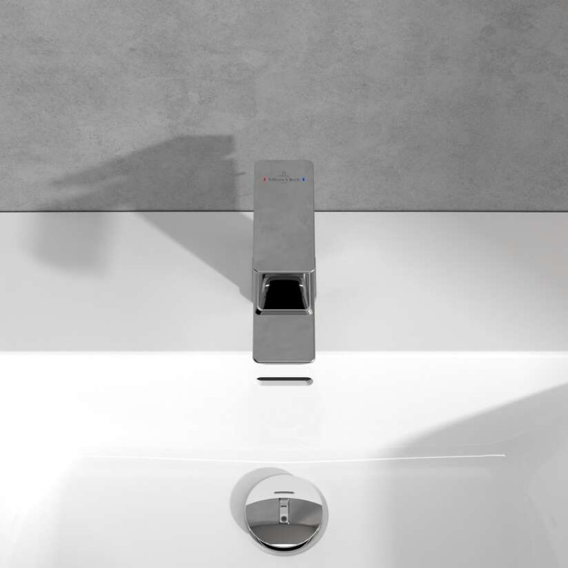 Villeroy&Boch Subway 3.0 bateria umywalkowa z korkiem automatycznym chrom połysk TVW11200100061