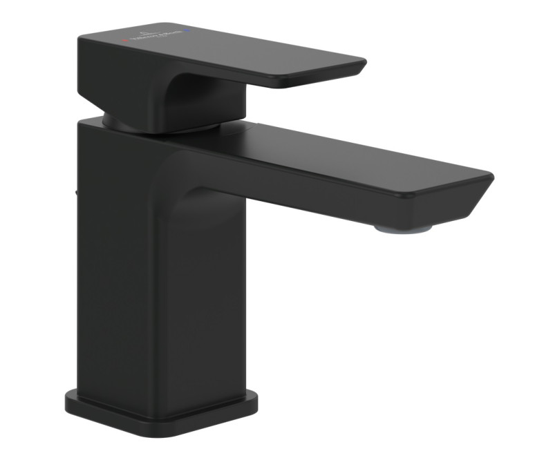 Villeroy&Boch Subway 3.0 bateria umywalkowa z korkiem automatycznym czarny matowy TVW112001000K5