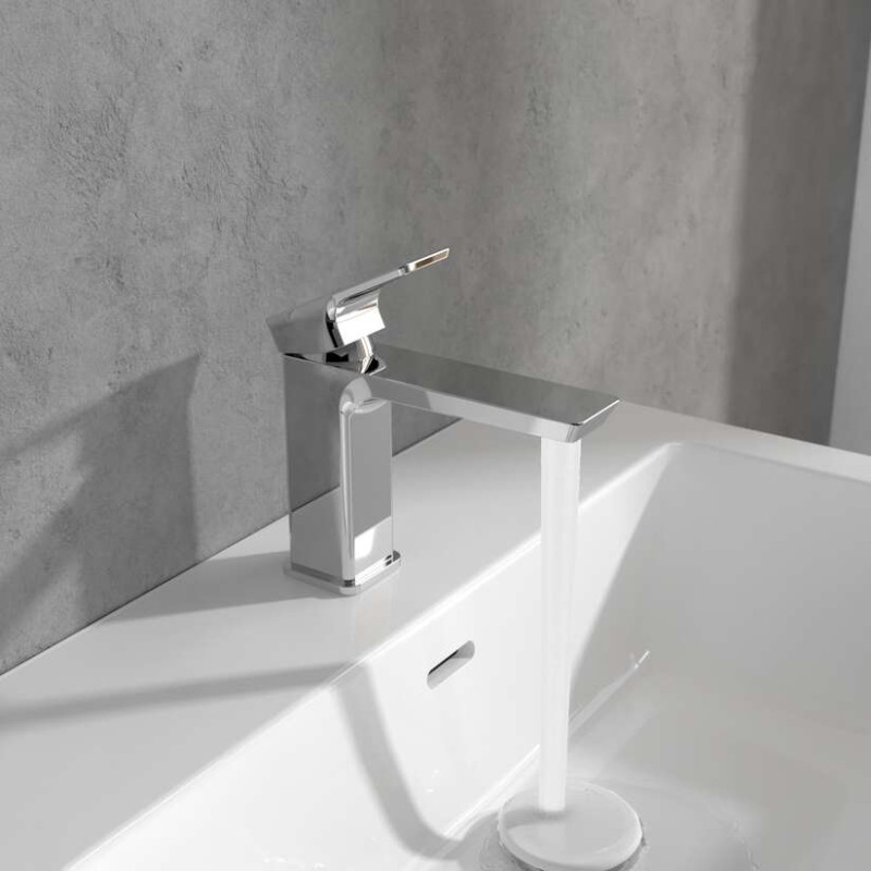 Villeroy&Boch Subway 3.0 bateria umywalkowa bez korka chrom połysk TVW11200300061