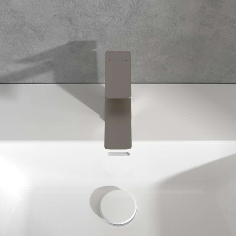 Villeroy&Boch Subway 3.0 bateria umywalkowa bez korka nikiel szczotkowany TVW11200300064