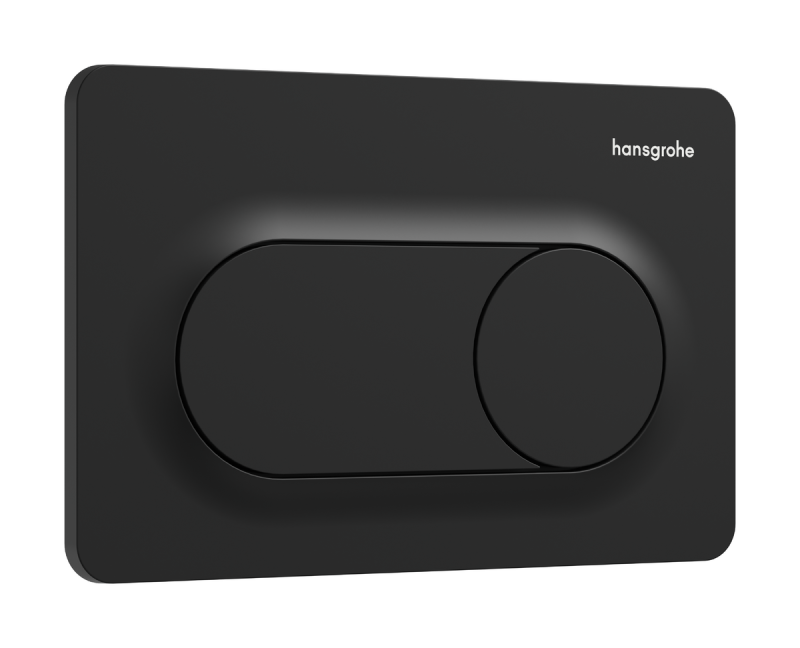 Hansgrohe iFrame Original S przycisk spłukujący WC czarny matowy 66002670