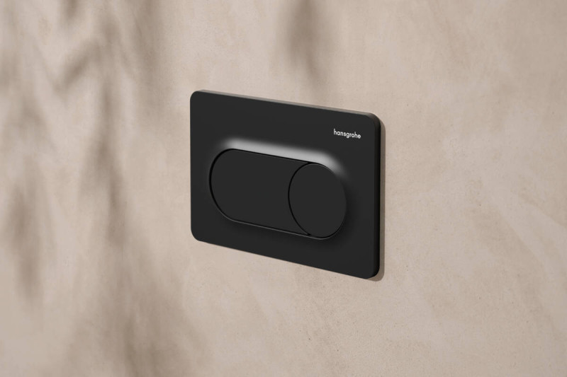 Hansgrohe iFrame Original S przycisk spłukujący WC czarny matowy 66002670