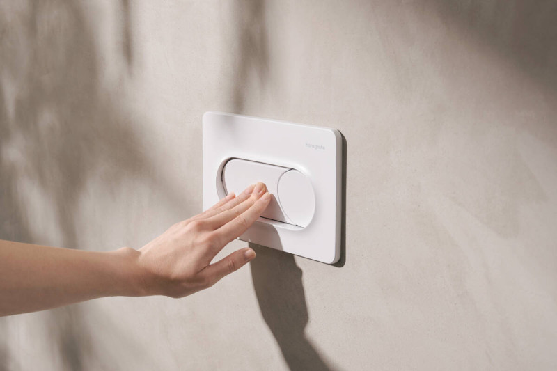 Hansgrohe iFrame Original S przycisk spłukujący WC biały matowy 66002700