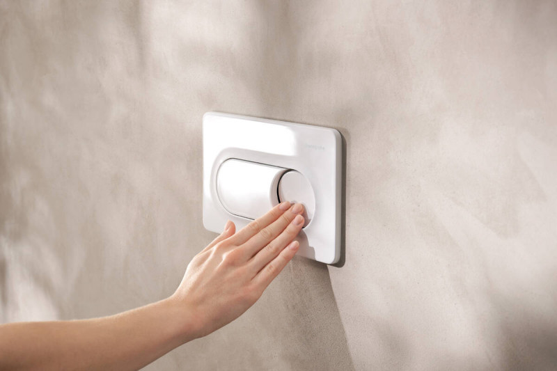 Hansgrohe iFrame Original S przycisk spłukujący WC biały połysk 66002450