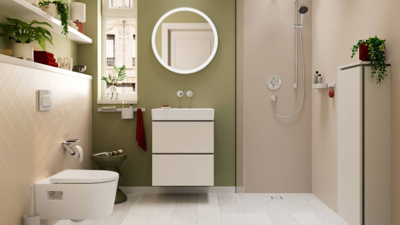 Hansgrohe iFrame Original S przycisk spłukujący WC biały połysk 66002450