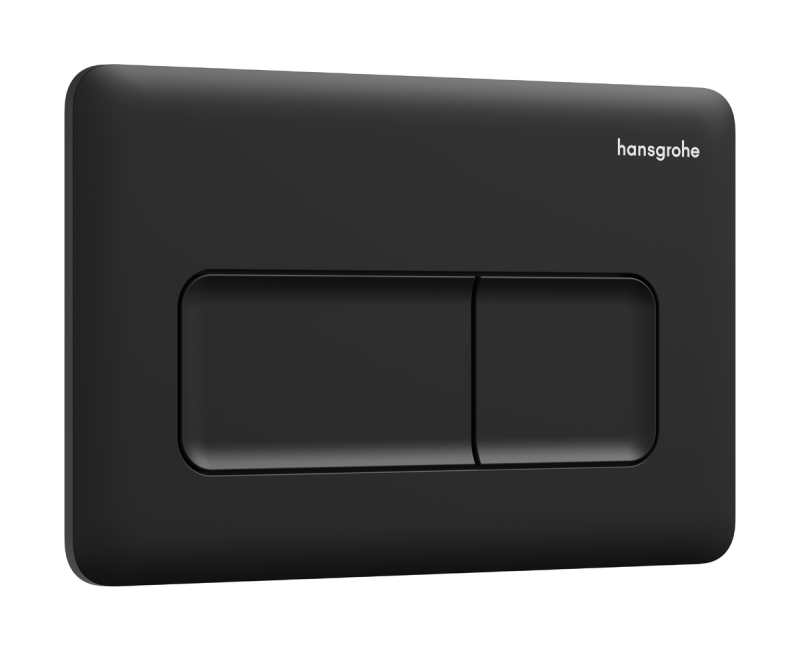 Hansgrohe iFrame Original Q przycisk spłukujący WC czarny matowy 66001670