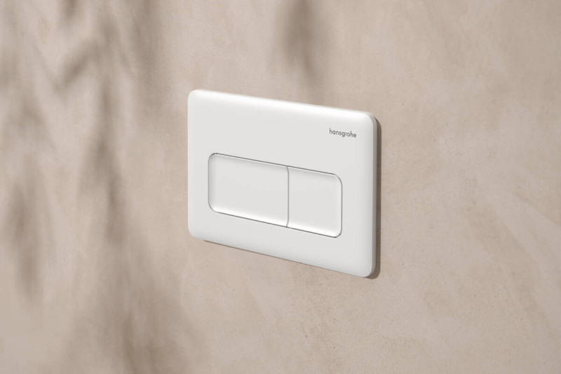 Hansgrohe iFrame Original Q przycisk spłukujący WC biały matowy 66001700