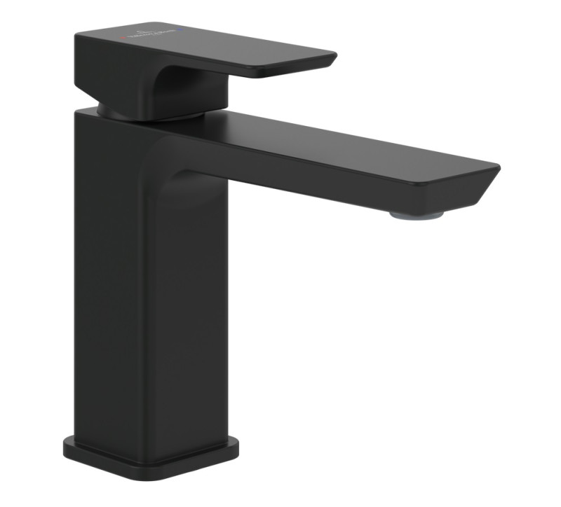 Villeroy&Boch Subway 3.0 bateria umywalkowa bez korka czarny matowy TVW112003000K5