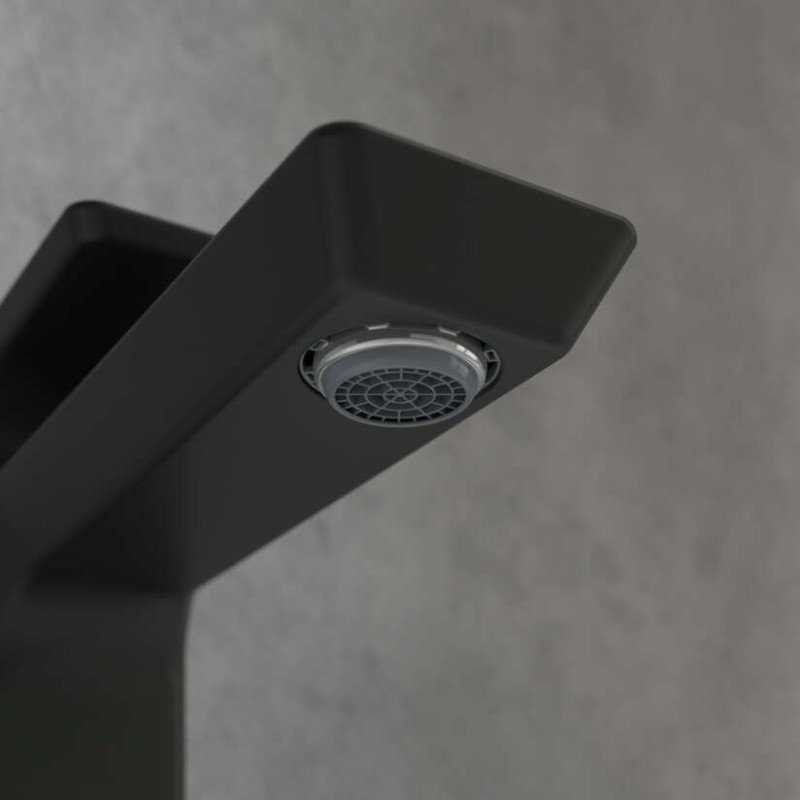 Villeroy&Boch Subway 3.0 bateria umywalkowa bez korka czarny matowy TVW112003000K5