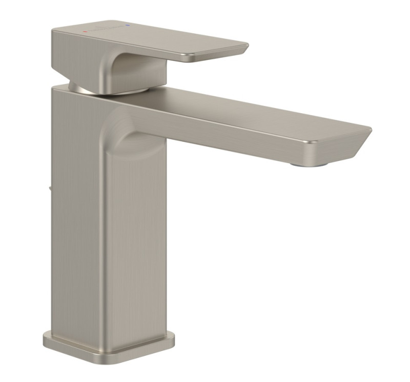 Villeroy&Boch Subway 3.0 bateria umywalkowa z korkiem automatycznym nikiel szczotkowany TVW11200200064