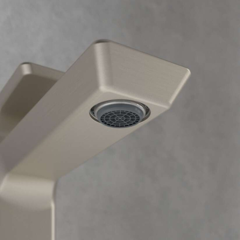 Villeroy&Boch Subway 3.0 bateria umywalkowa z korkiem automatycznym nikiel szczotkowany TVW11200200064