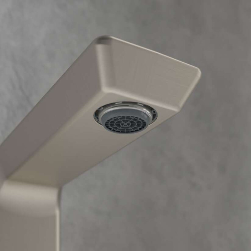 Villeroy&Boch Subway 3.0 bateria umywalkowa trzyotworowa nikiel szczotkowany TVW11200500064