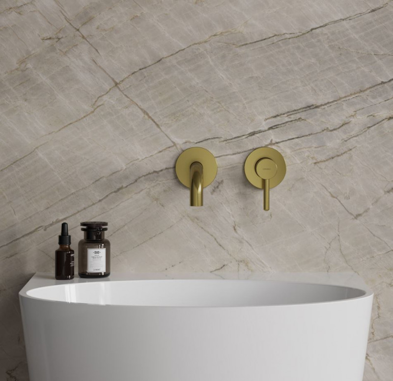 Omnires Y element natynkowy baterii umywalkowej podtynkowej mosiądz szczotkowany Y1215HROBSB