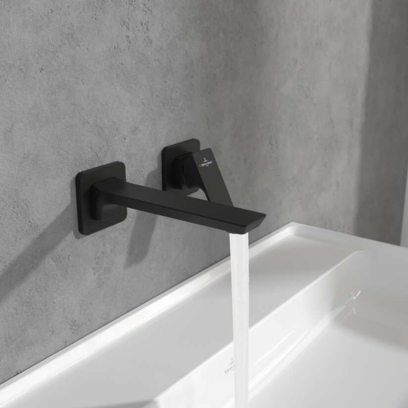 Villeroy&Boch Subway 3.0 bateria umywalkowa podtynkowa czarny matowy TVW112007000K5