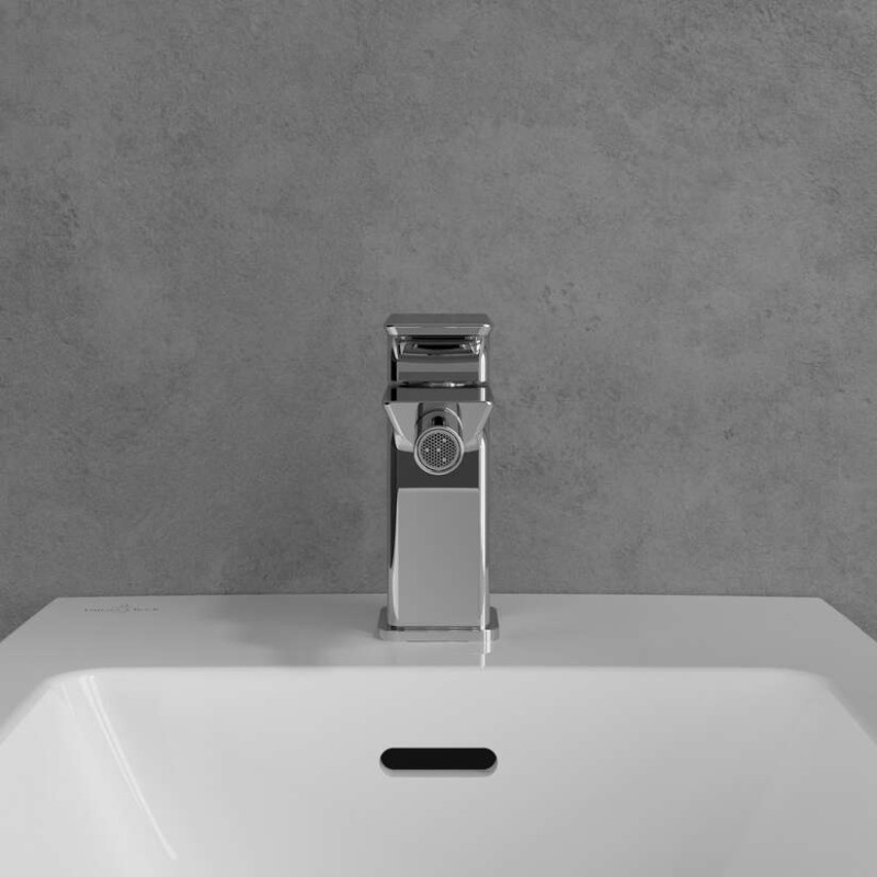 Villeroy&Boch Subway 3.0 bateria bidetowa z korkiem automatycznym chrom połysk TVB11200100061