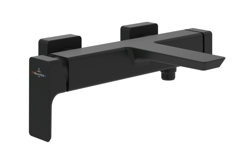 Villeroy&Boch Subway 3.0 bateria wannowa ścienna czarny matowy TVT112002000K5