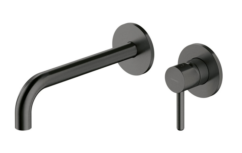 Omnires Y element zewnętrzny bateria umywalkowa podtynkowa 21,5 cm grafit szczotkowany Y1215HLROGR