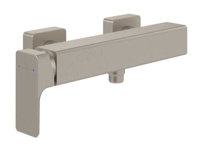 Villeroy&Boch Subway 3.0 bateria prysznicowa ścienna nikiel szczotkowany TVS11200100064