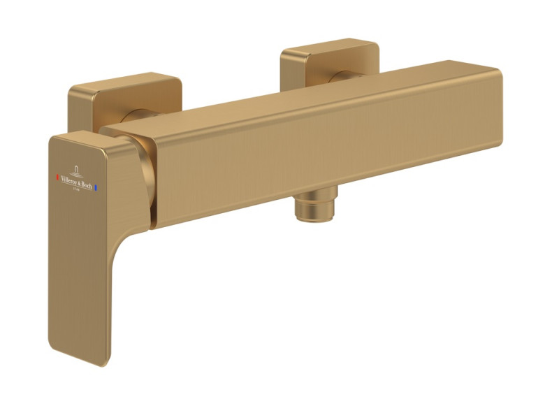 Villeroy&Boch Subway 3.0 bateria prysznicowa ścienna złoty szczotkowany TVS11200100076